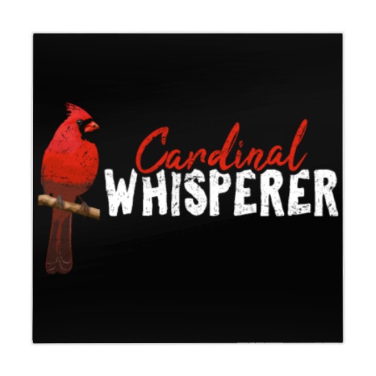 Cardinal Whisperer Northern Cardinal Bird Red Card Mahjong Mats