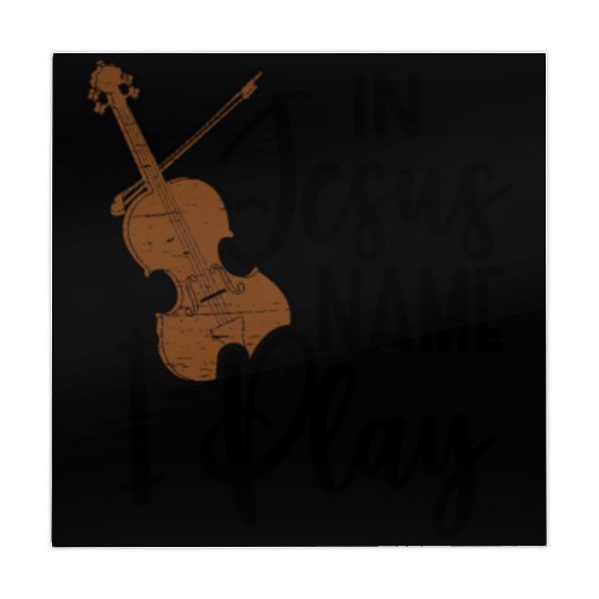 Jesus Name Violin Musician Music Violinist Mahjong Mats