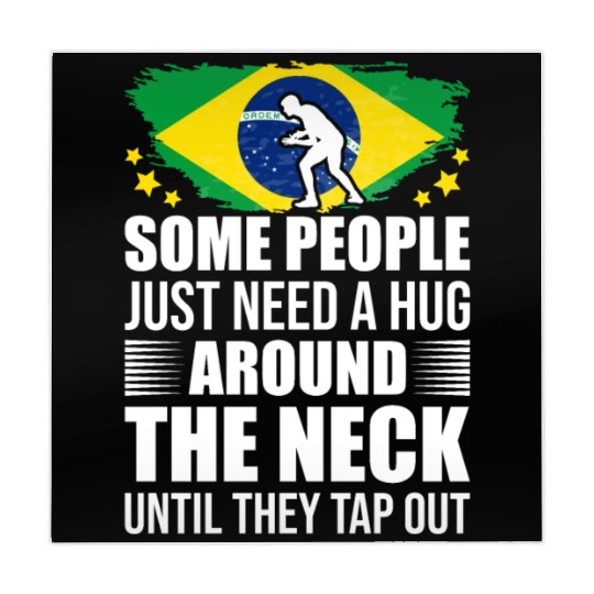 Some People Just Need A Hug Tap Out BJJ Brazilian Mahjong Mats