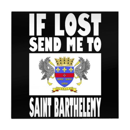 Saint Barthélemy Flag Saying Mahjong Mats