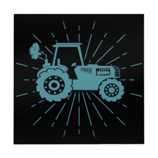 Farmer Tractor Tractor Design Mahjong Mats