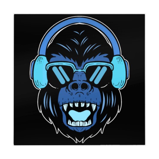 80's Gorilla Disc Jockey Gift Mahjong Mats