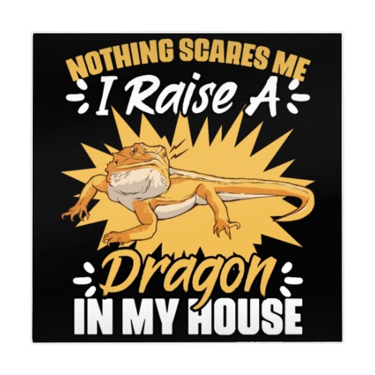 Nothing Scares Me Funny Reptile Pet For Bearded Mahjong Mats
