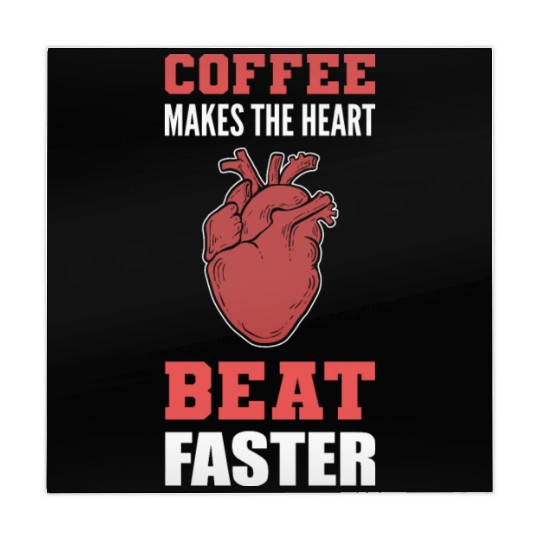 Heart Beat Faster Caffeine Lover Gift Mahjong Mats
