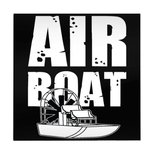 Cool Airboat Design Mahjong Mats