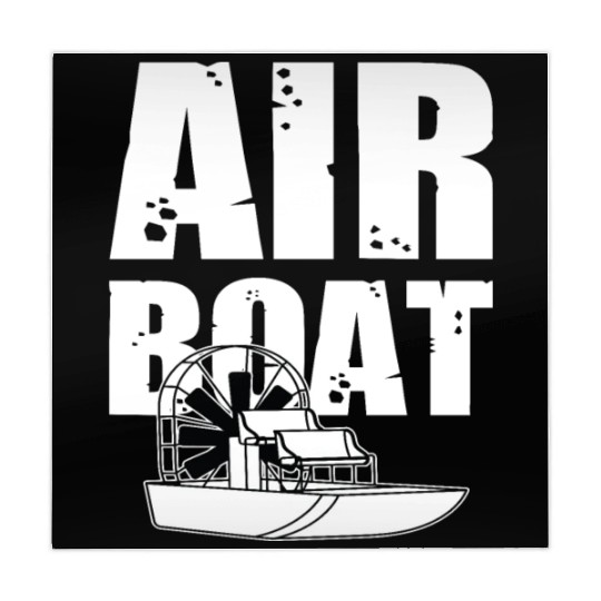 Cool Airboat Design Mahjong Mats