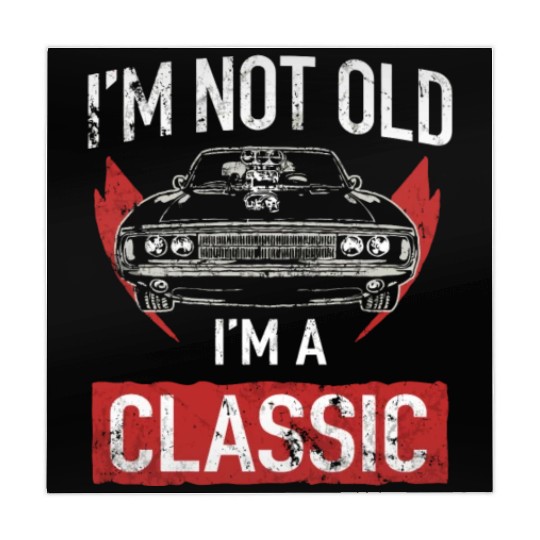I'M Not Old I'M A Classic Car Hot Rod Lover Mahjong Mats