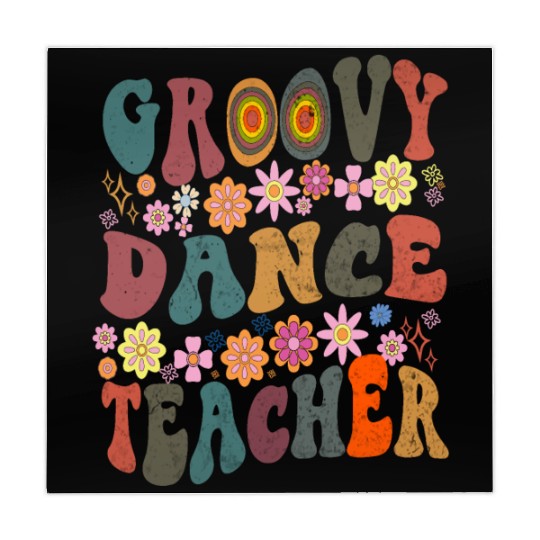 Groovy dance Teacher retro Back To School Mahjong Mats