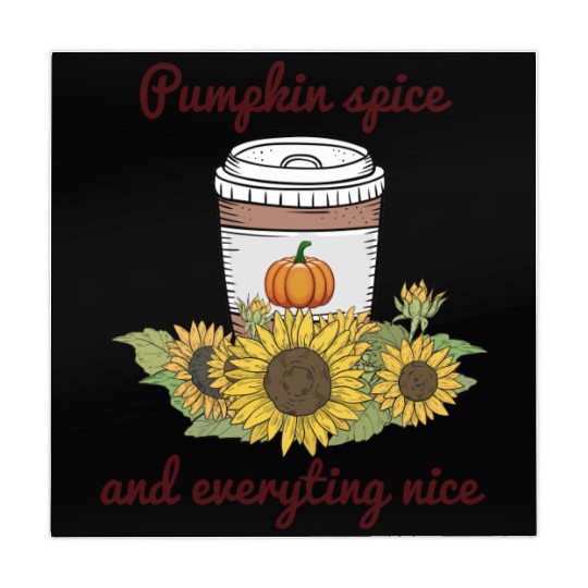 Halloween Pumpkin Spice Everything Nice Funny Mahjong Mats