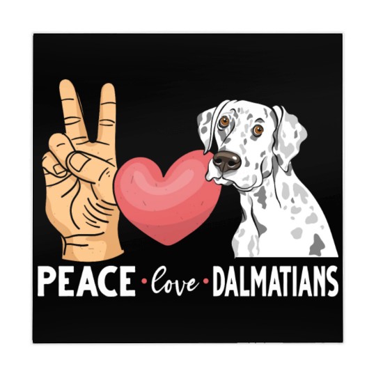 Cute Dalmatian Dog Lover Mahjong Mats