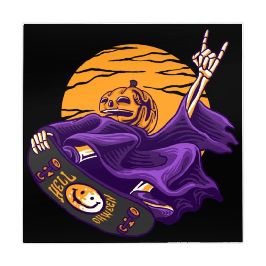 GRIM REAPER SKATEBOARD Mahjong Mats