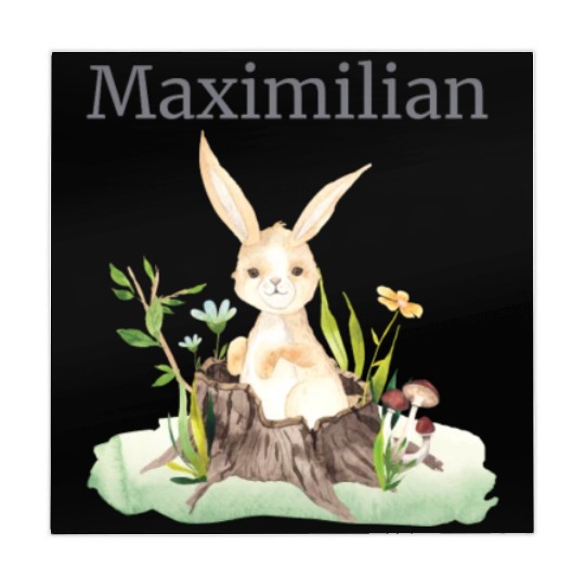 Waldtier Reh Hase Hedgehog Flowers Name Maximilian Mahjong Mats