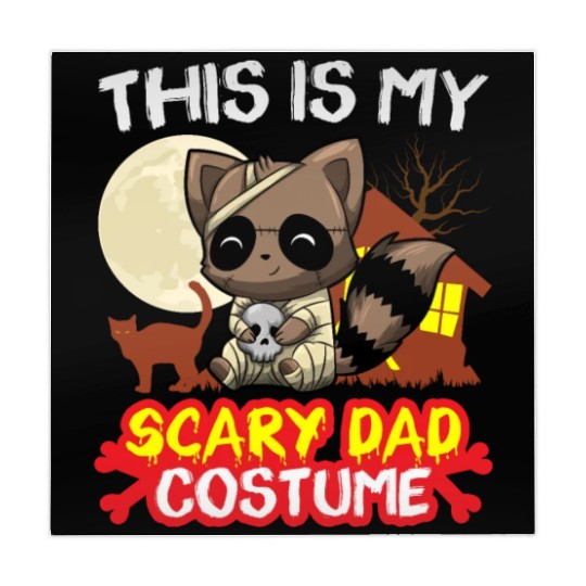 This Is My Scary Dad Costume Funny Halloween Mahjong Mats