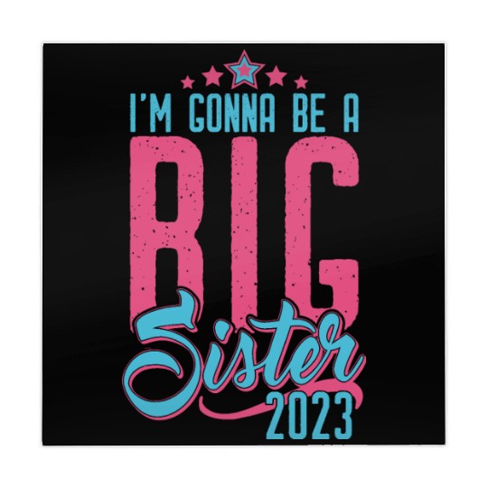 Going to be Big Sister 2023 - Baby Pregnancy Girls Mahjong Mats