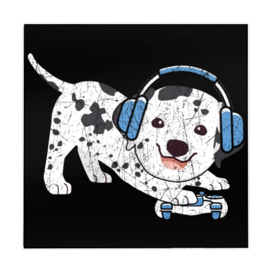Video Game Player Paw Puppy Breeder Dalmatian Dog Mahjong Mats