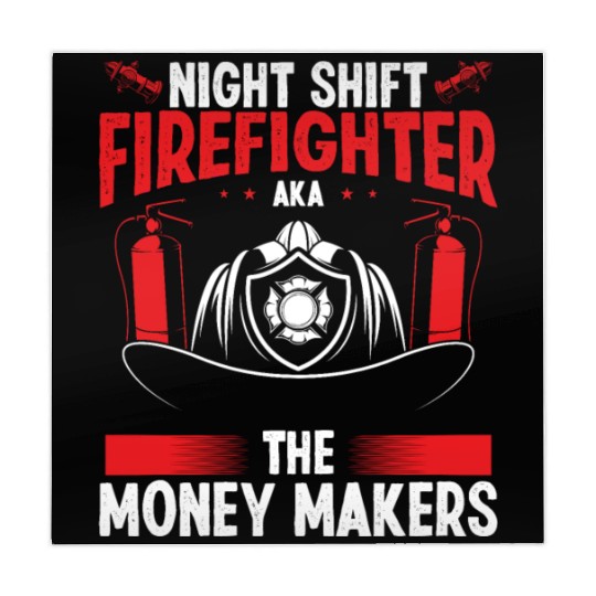 Night Shift Firefighter Money Maker Firemen Mahjong Mats