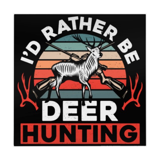 Buck Deer Hunting Hunter Vintage Mahjong Mats