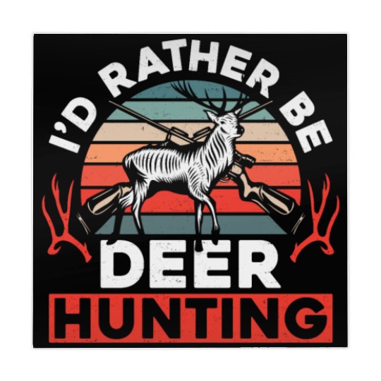 Buck Deer Hunting Hunter Vintage Mahjong Mats