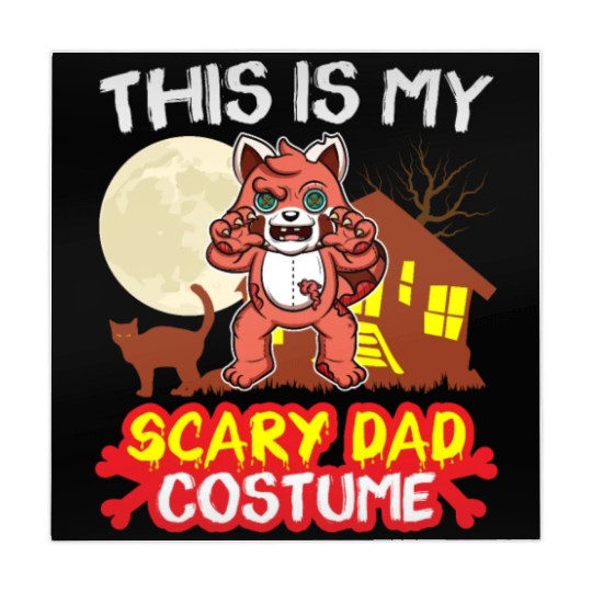 This Is My Scary Dad Costume Funny Halloween Mahjong Mats