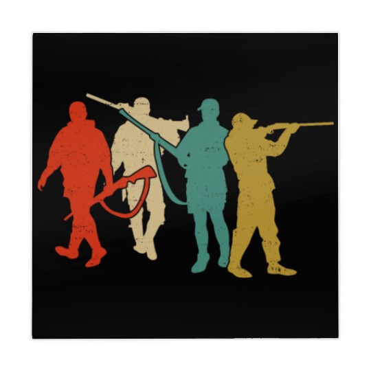 Buck Deer Hunting Hunter Retro Mahjong Mats