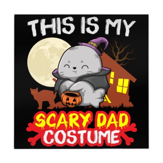 This Is My Scary Dad Costume Funny Halloween Mahjong Mats