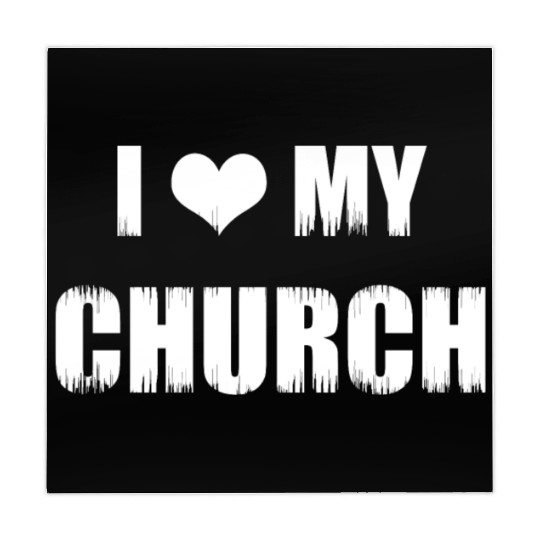 Christianity Gifts I Love My Church Christian Mahjong Mats