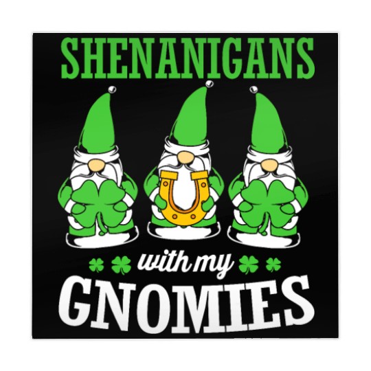 Clover St Patricks Day Shenanigans With My Gnomies Mahjong Mats