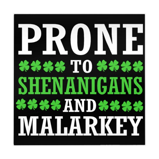 St Patrick Day Prone To Shenanigans And Malarkey Mahjong Mats