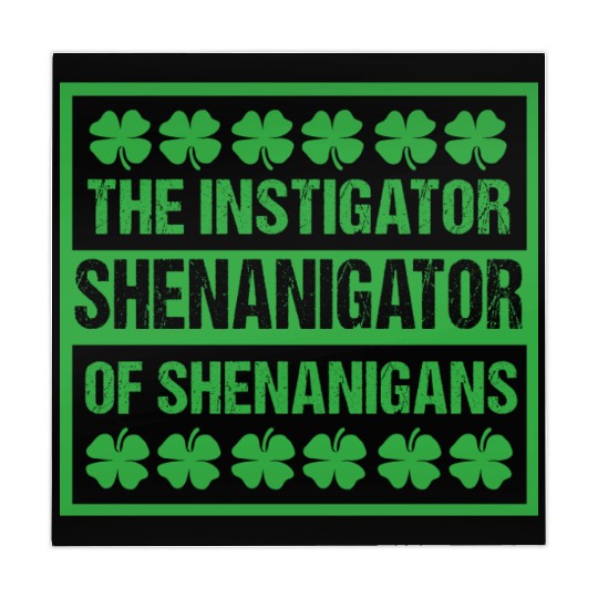 Funny Shenanigans St Patricks Day Shenanigator Mahjong Mats