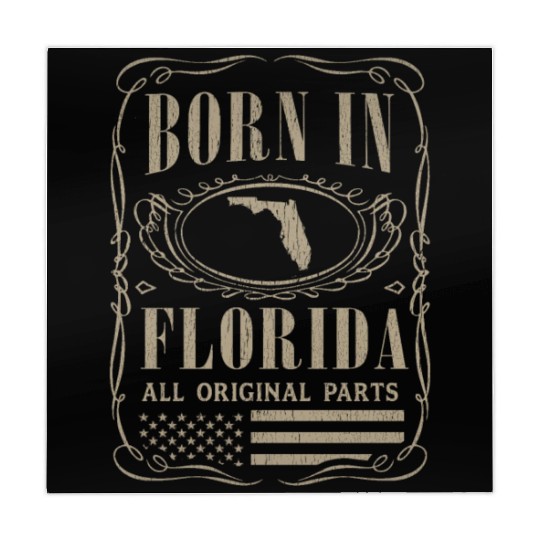 Vintage America US States Born Florida Mahjong Mats