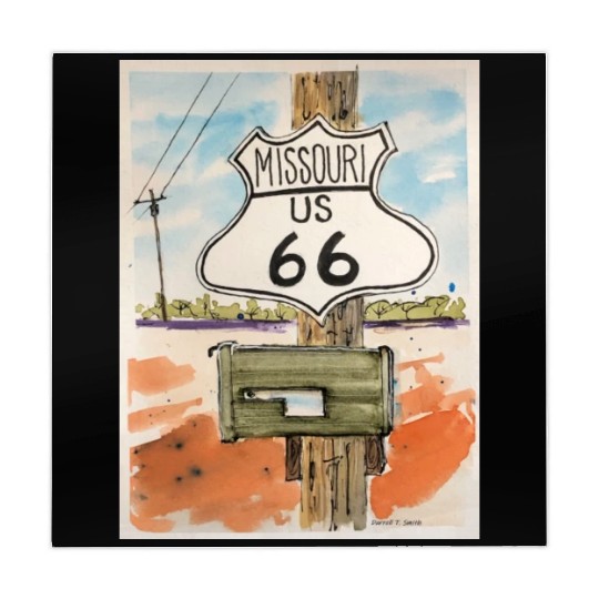 Missouri Route 66 Sign Mahjong Mats