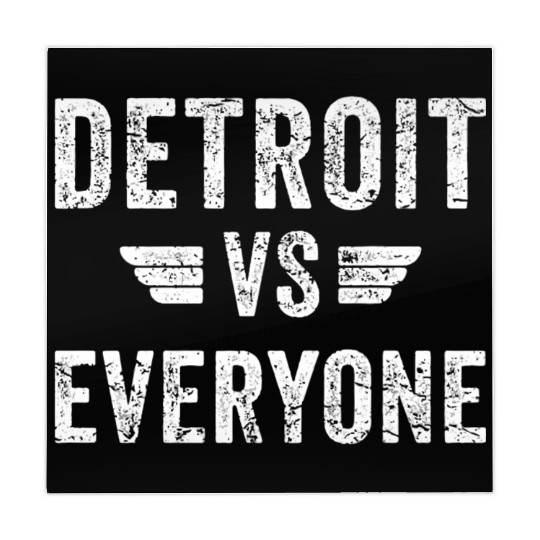 Detroit Vs Everyone Funny Michigan Mahjong Mats