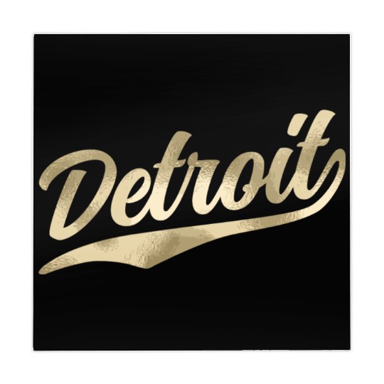 Detroit Michigan Cool Retro 1970S Vintage Mahjong Mats