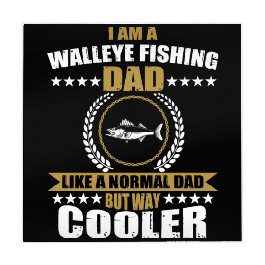 Walleye Fishing Dad For Men Mahjong Mats