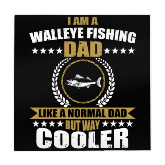 Walleye Fishing Dad For Men Mahjong Mats