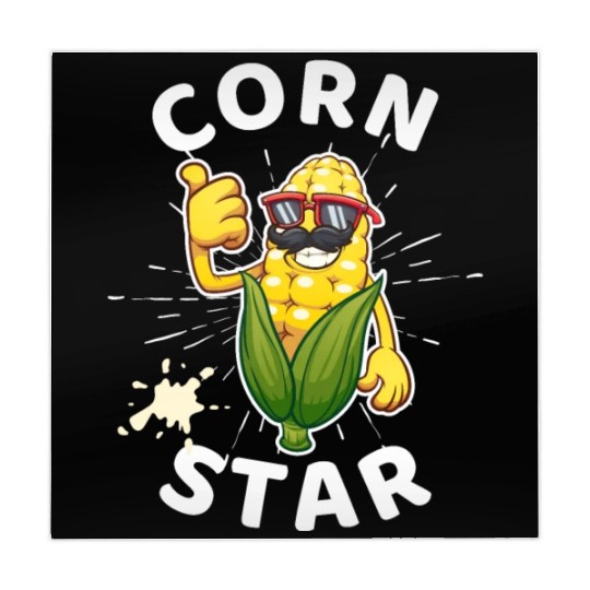Funny Corn Star Sunglasses Mustache big Postal Service Mahjong Mats