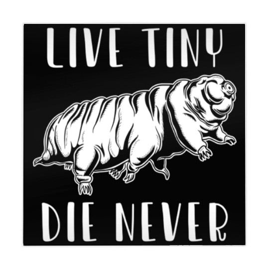 Live Tiny Die Never for Tardigrade Lover Mahjong Mats