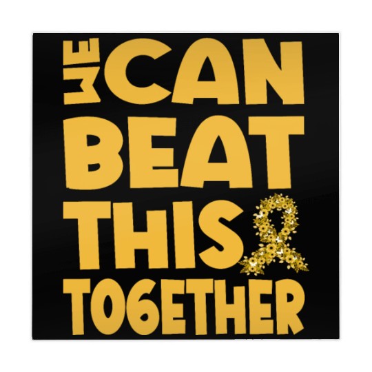 We Can Beat This Childhood Cancer Awareness Mahjong Mats