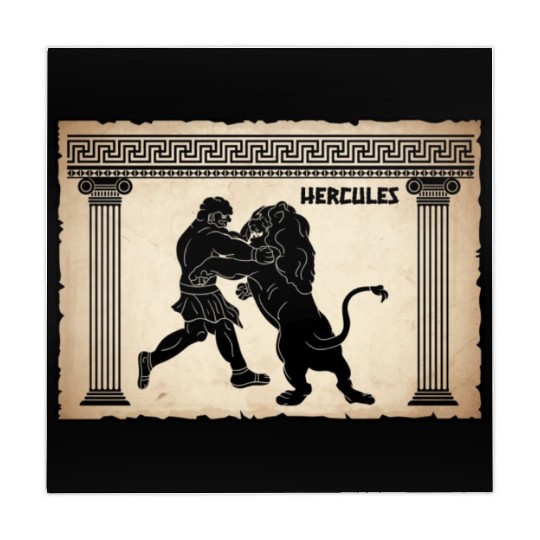 Greek Mythology Gifts Greece Mythology Art Lion He Mahjong Mats