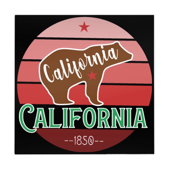 California Bear Flag Mahjong Mats