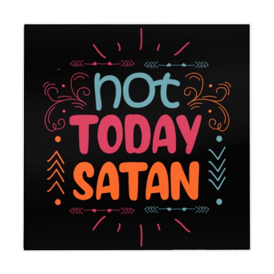 Christianity Not Today Satan Christian Gift Mahjong Mats