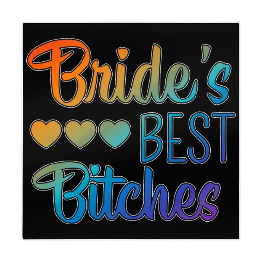 Bachelorette Party Bride's Best Bitches Gift Mahjong Mats