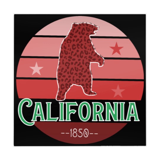 California Bear Flag Mahjong Mats