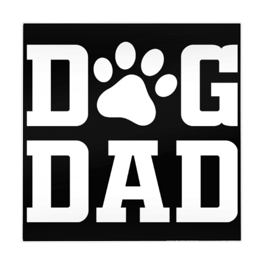 Dog Dad (white text) Mahjong Mats