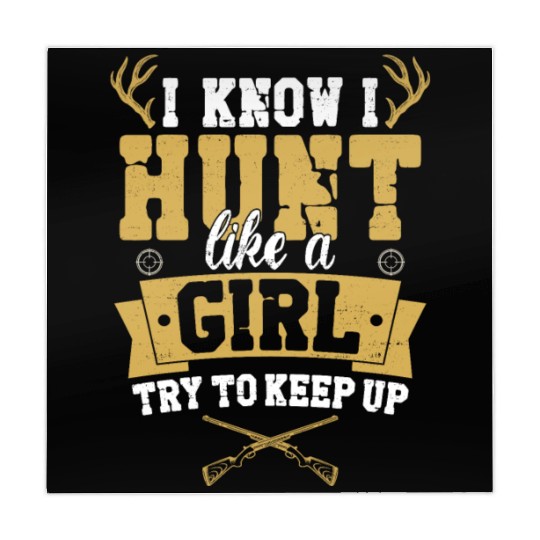 Buck Deer Hunting Hunter Girl I Mahjong Mats