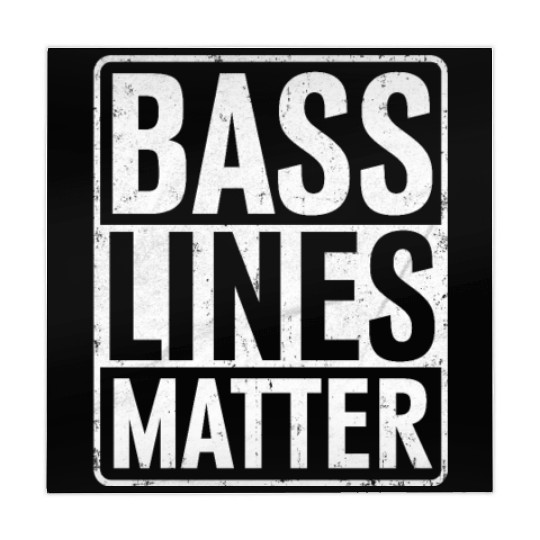 Bass Lines Matter Bass Guitar Bassist EDM Music Mahjong Mats