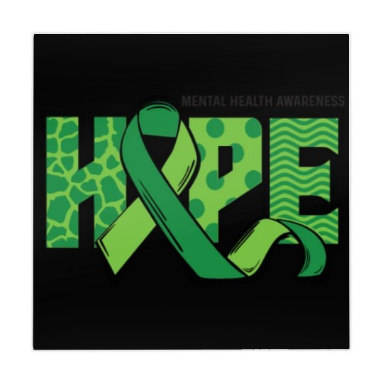 Hope Green Mental Health Support Mahjong Mats