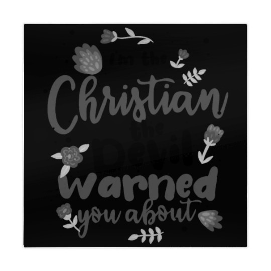 Christian the Devil Warned You About Christian Mahjong Mats