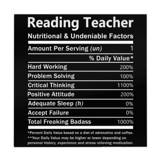 Reading Teacher Mahjong Mats - Nutritional And Undeniab