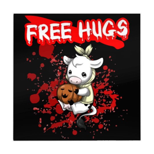 Free Hugs Halloween Sarcasm Scary Creepy Costume Mahjong Mats